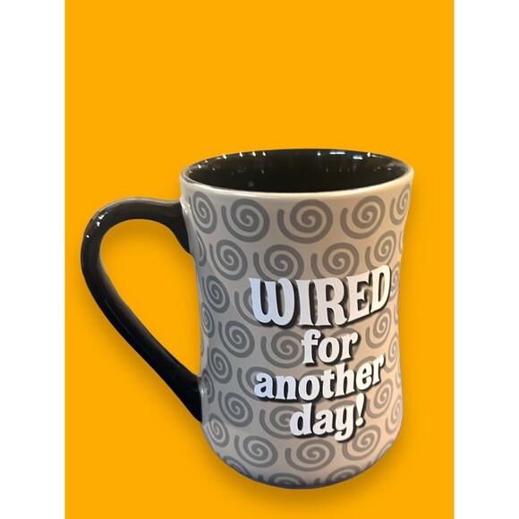 Disney Parks Winnie the Pooh Tigger "WIRED FOR ANOTHER DAY!" Coffee Mug/Cup NEW - Picture 3 of 8